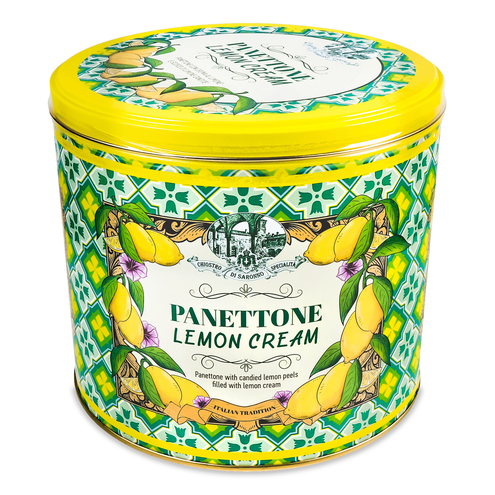 Кекс Chiostro di Saronno Панеттоне лимон крем з/б - 1