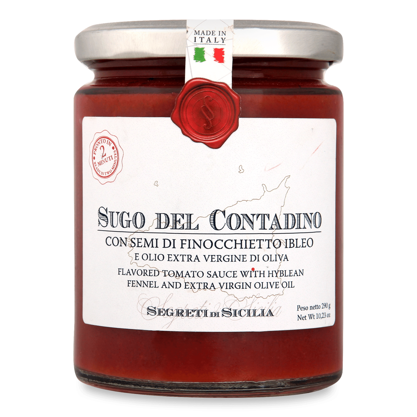 Соус Frantoi Cutrera «Вегетаріанський» томатний/трав'яний - 1