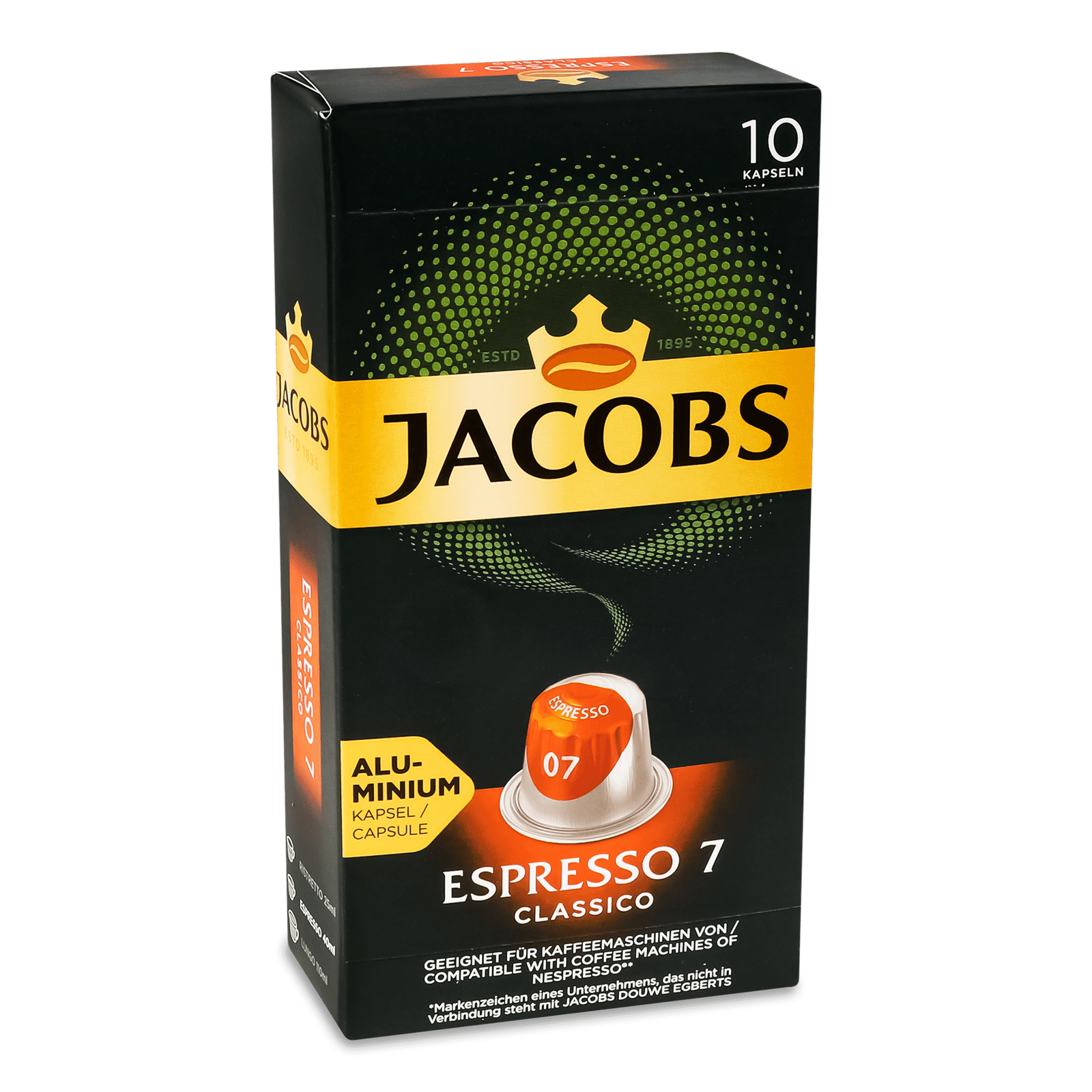 Кава мелена Jacobs Espresso Classico 10 капсул - 1