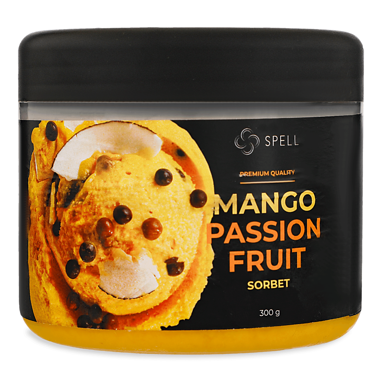 Морозиво Spell сорбет манго-маракуя з кокосовими чипсами - 1