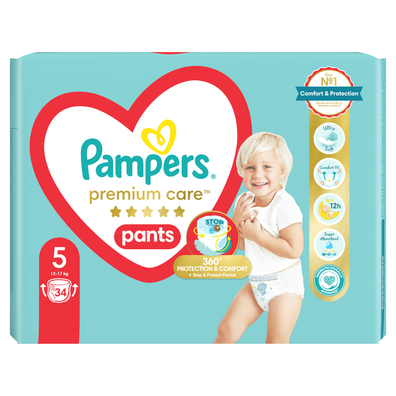 Підгузки-трусики Pampers Premium Care Pants 5 (12-17 кг) - 2