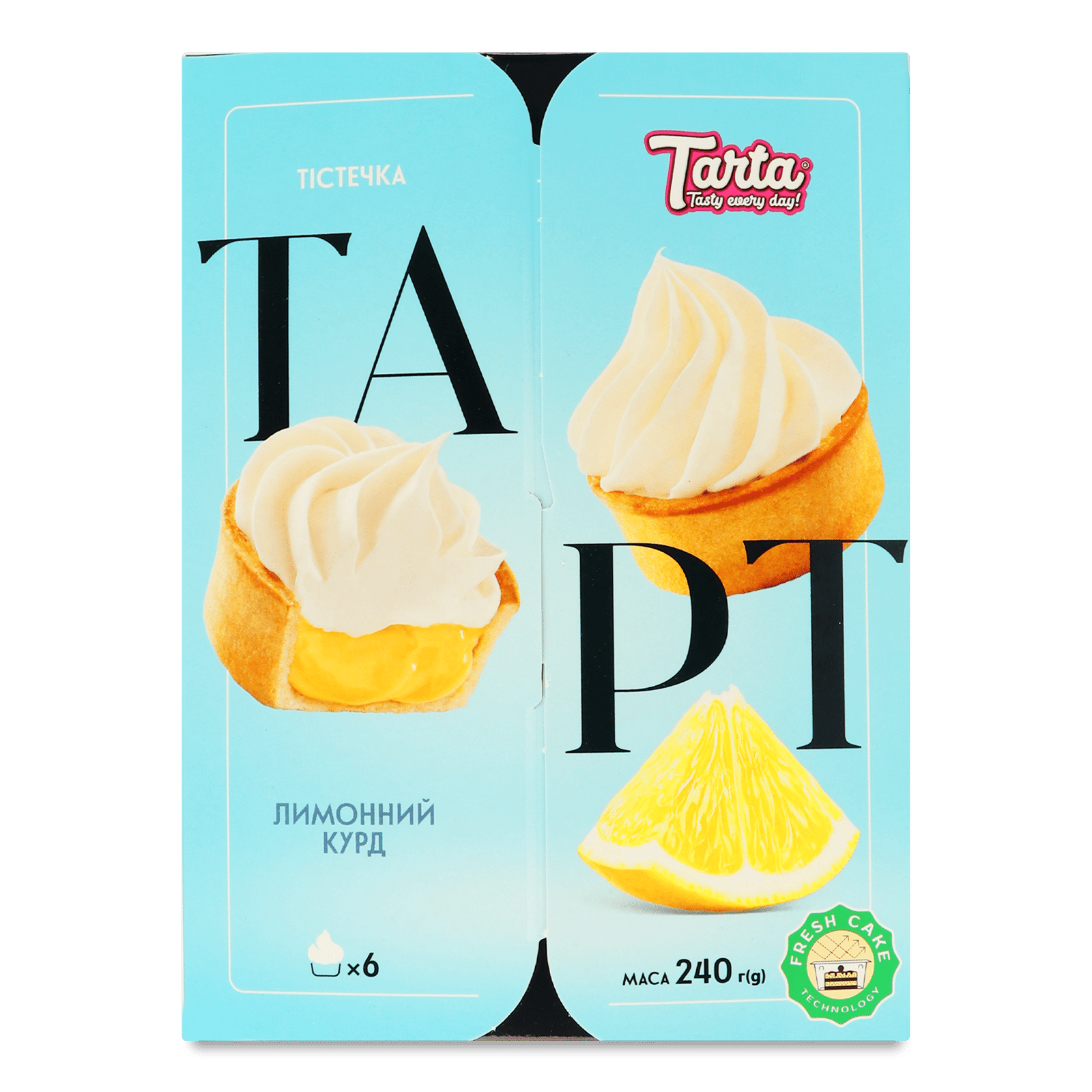 Тістечка Tarta Тарт Лимонний курд - 1