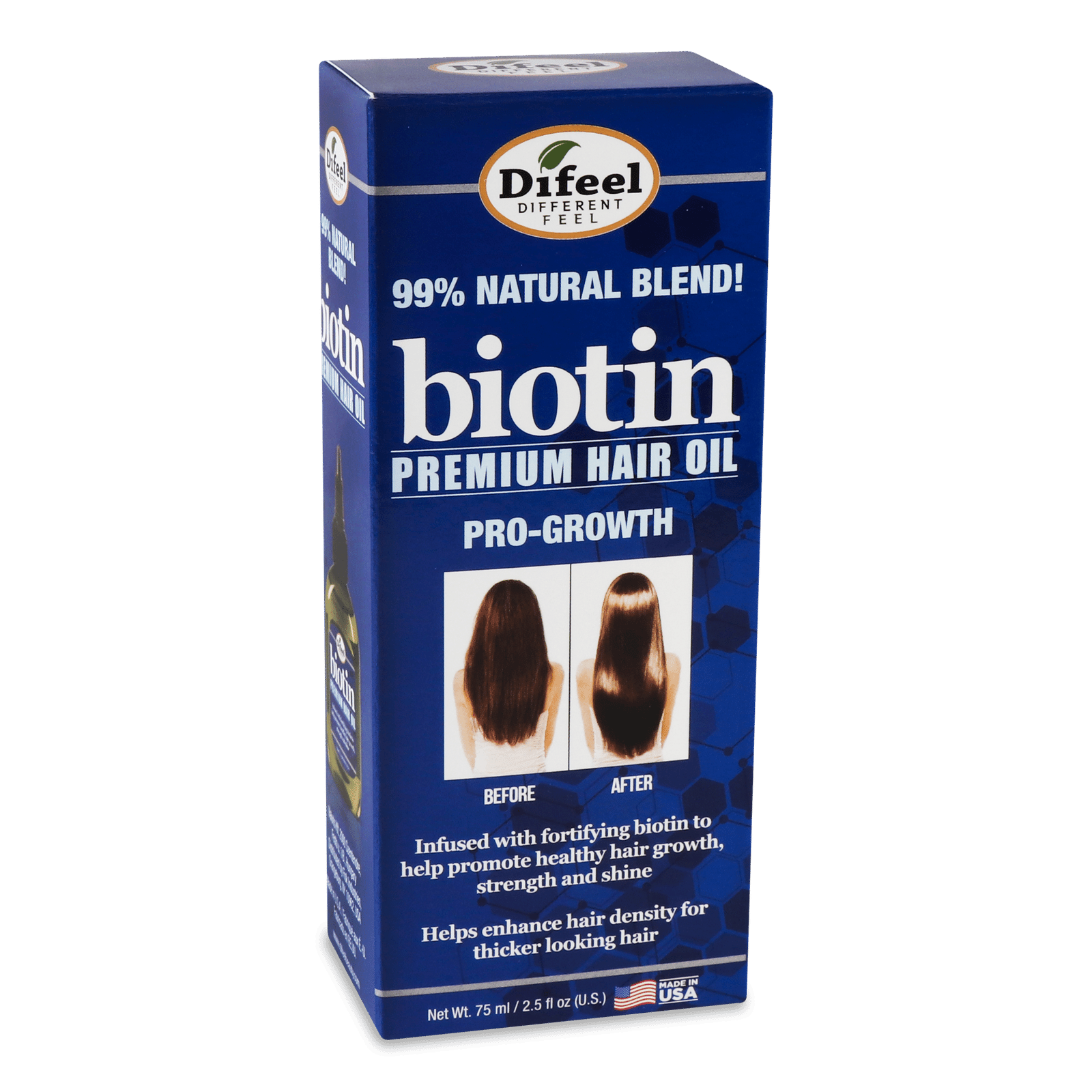 Олія для волосся Difeel Premium з натуральним біотином - 1