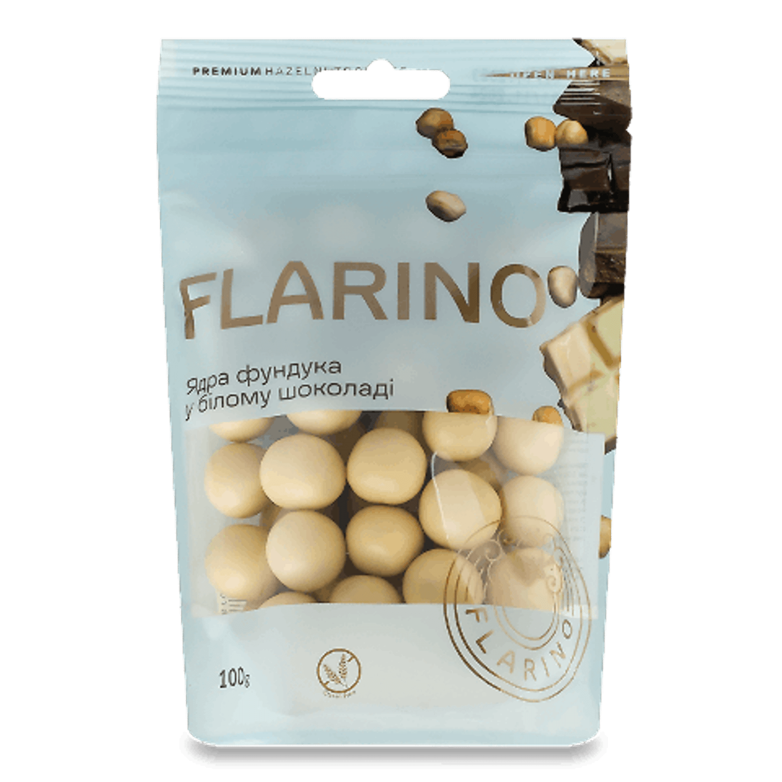 Фундук Flarino у білому шоколаді - 1