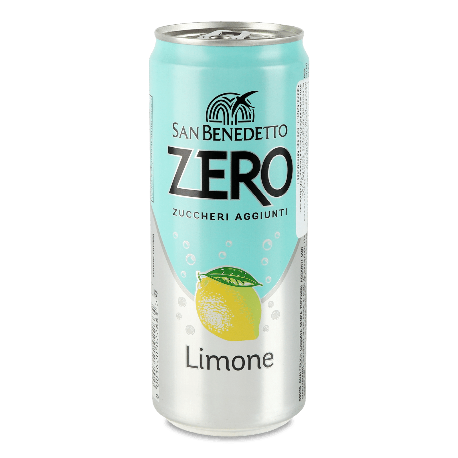 Напій San Benedetto Zero Limone газований безалкогольний з/б - 1