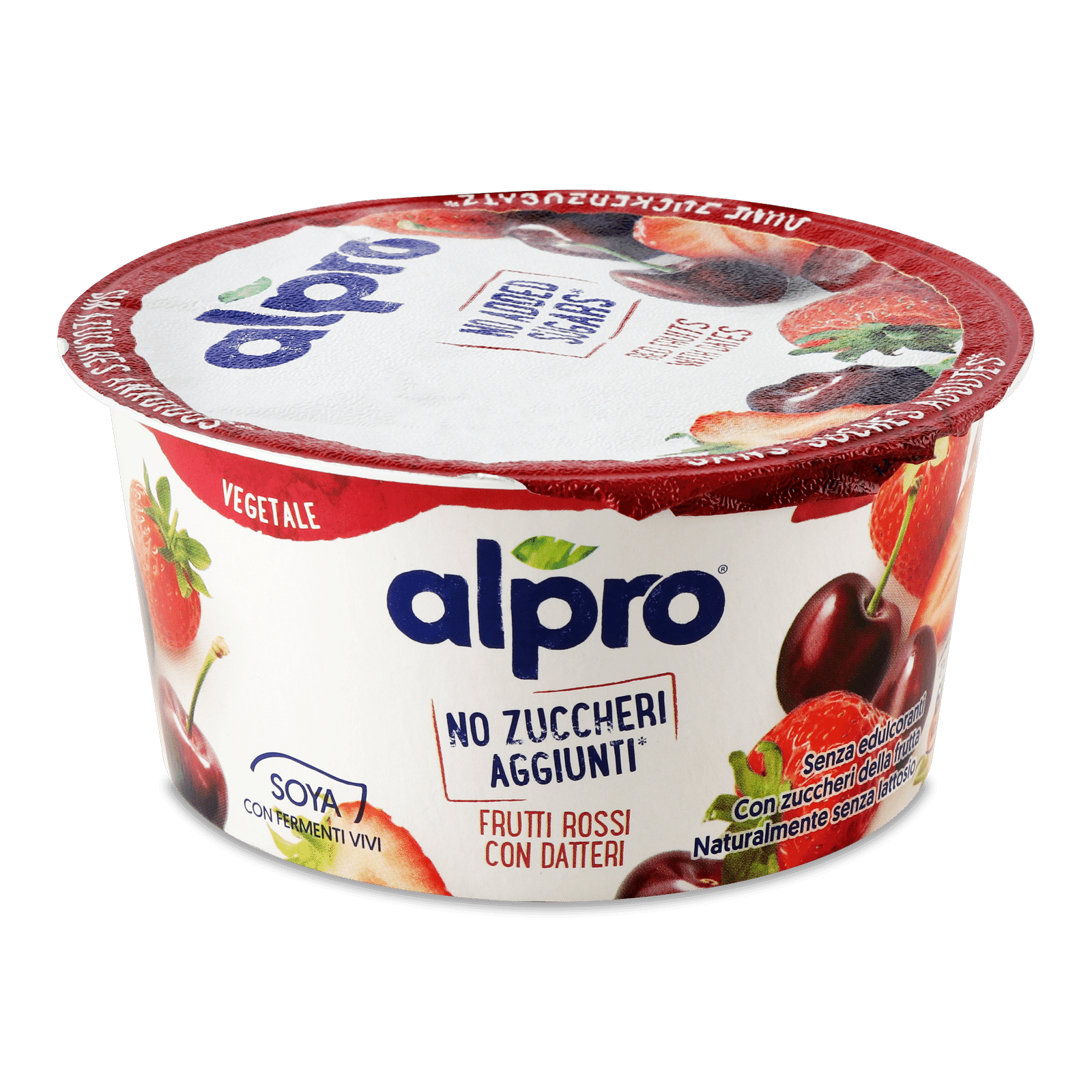Десерт Alpro соєвий ферментований червоні фрукти з фініками - 1