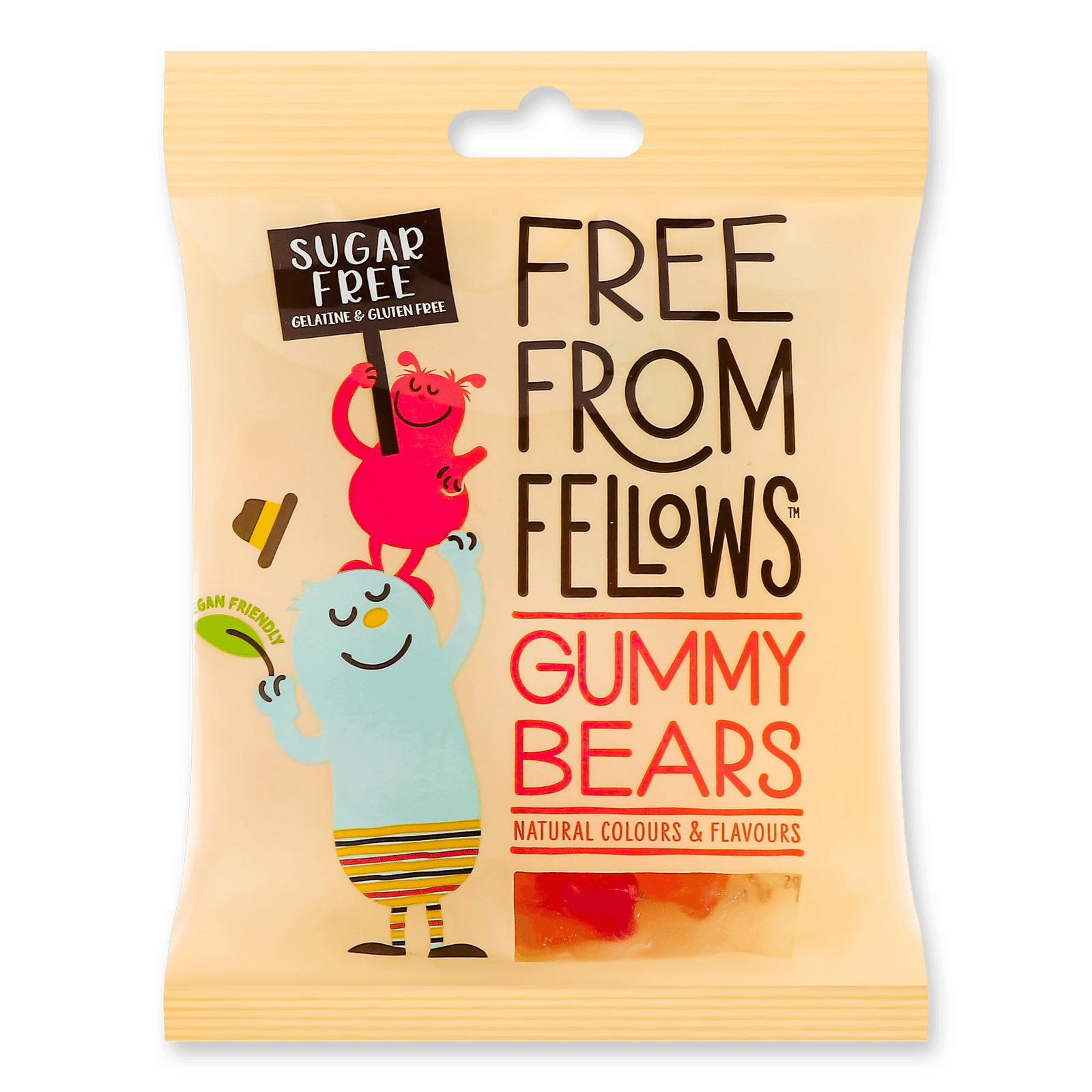 Цукерки Free From Fellows Gummy Bears жувальні - 1