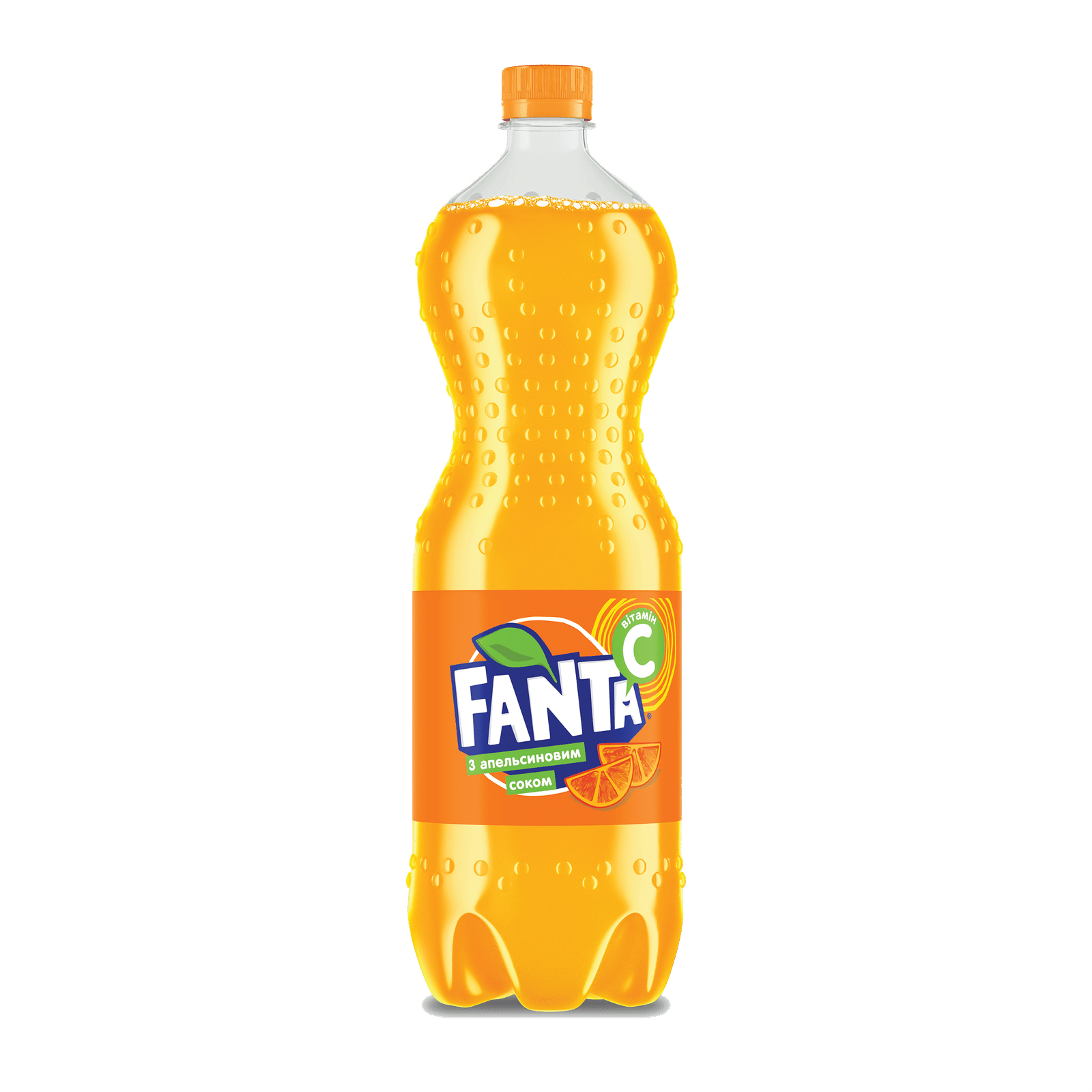Напій Fanta з апельсиновим соком сильногазований - 1