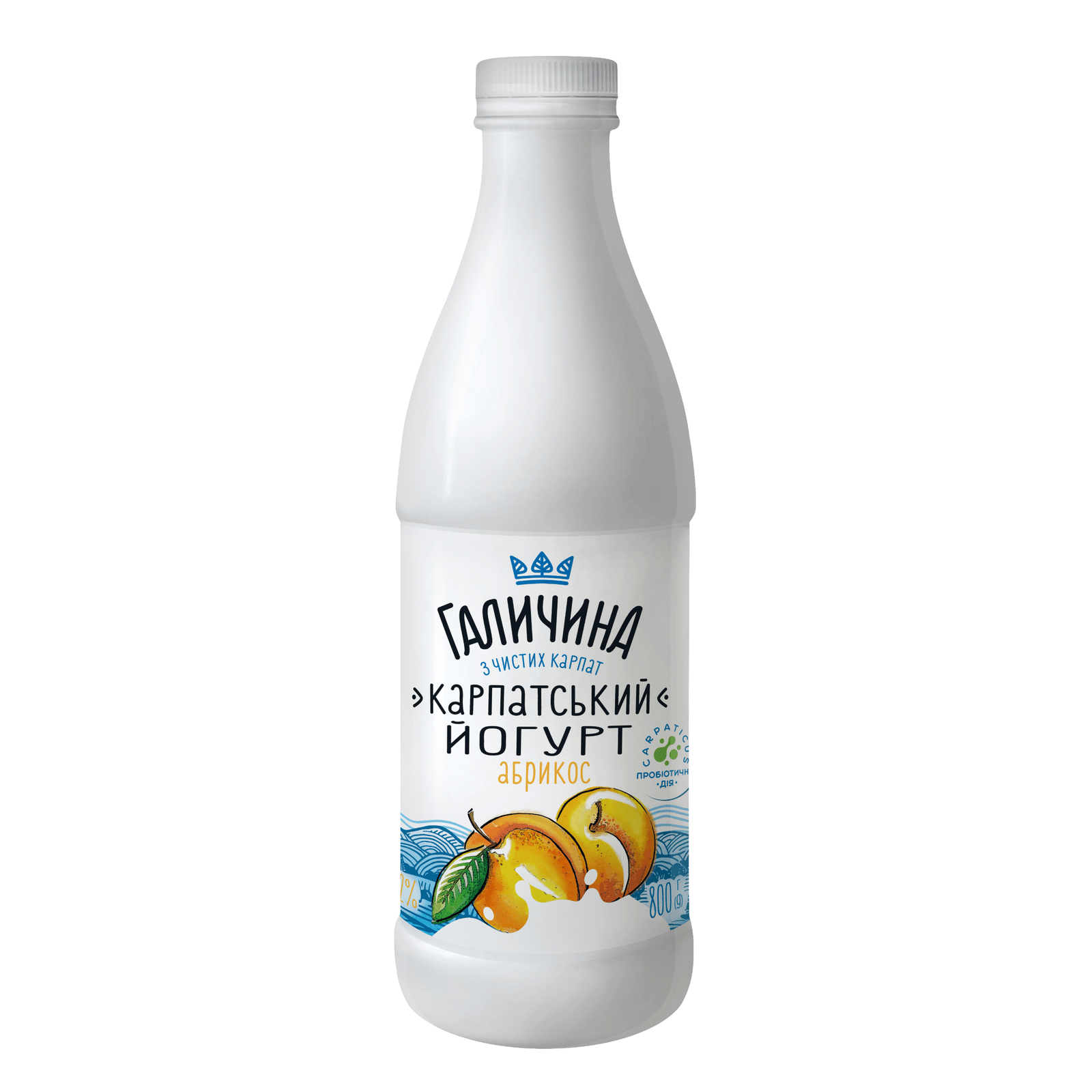Йогурт «Галичина» «Карпатський» абрикос 2,2% - 1