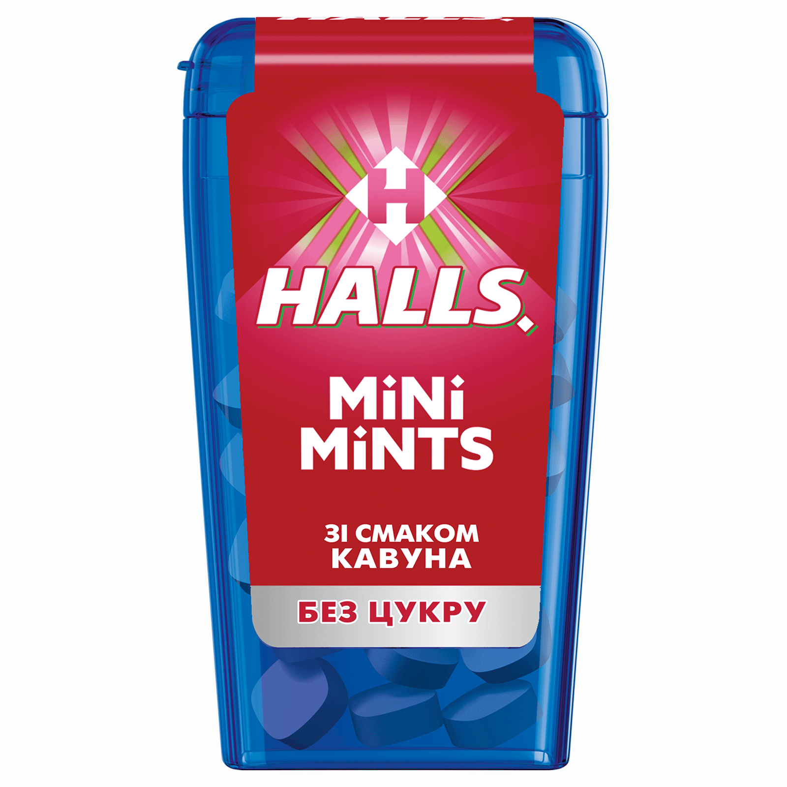 Льодяники Halls mini mints кавун - 1