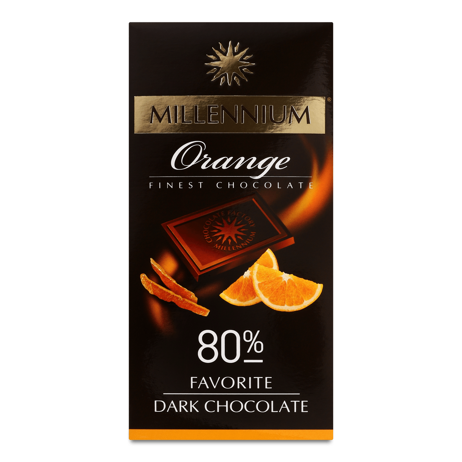 Шоколад чорний Millennium Favorite Orange 80% - 1