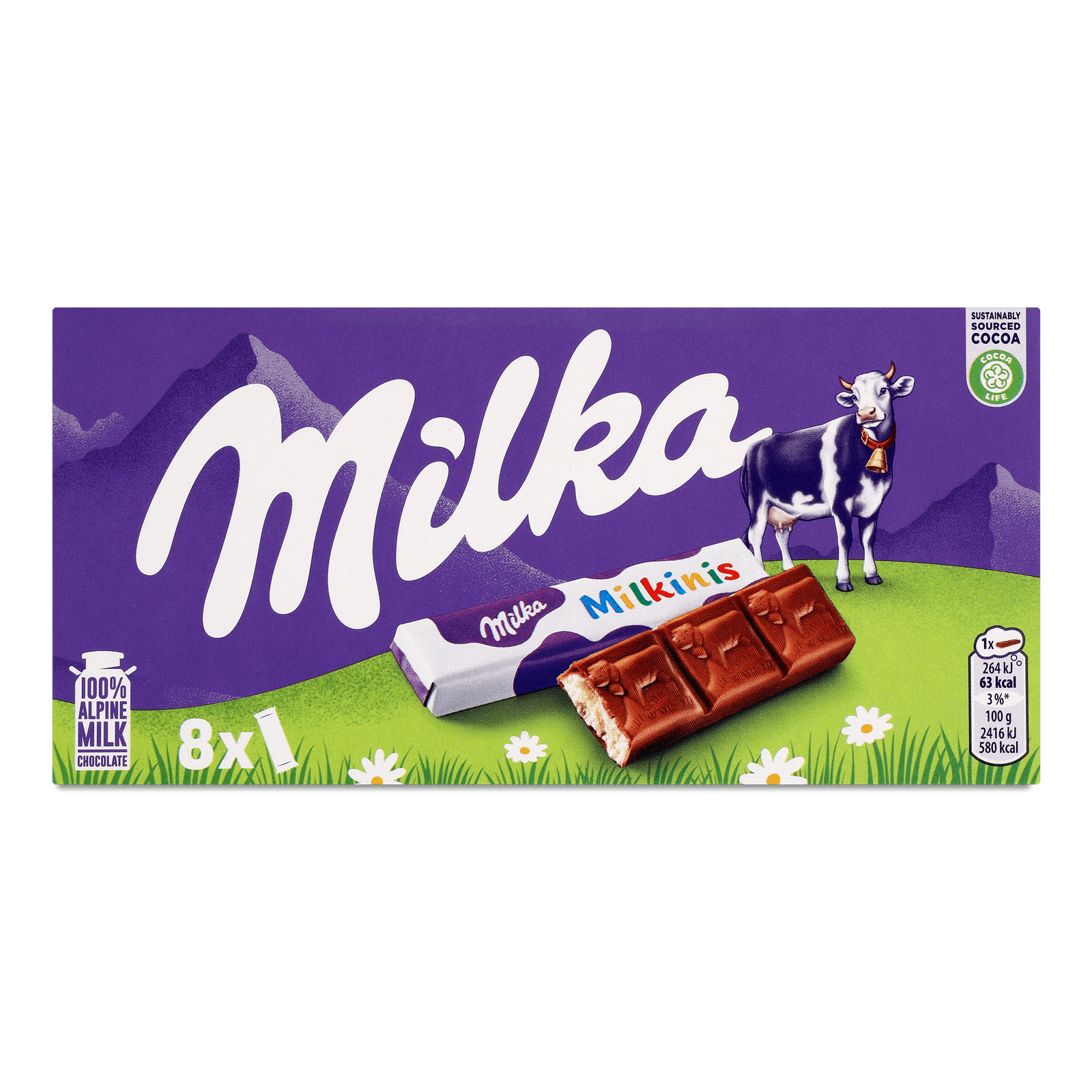 Шоколад молочний Milka Мілкініс - 1