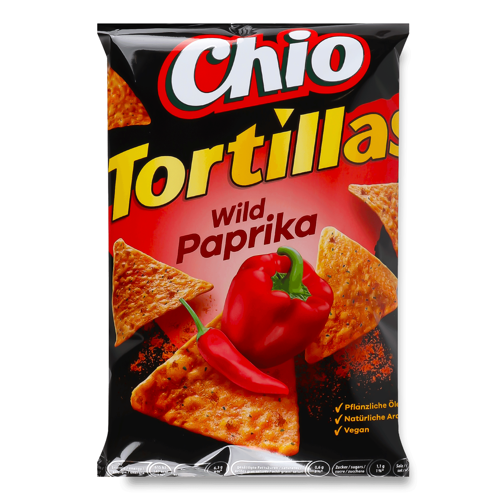 Чипси кукурудзяні Chio Tortillas Wild Paprika - 1
