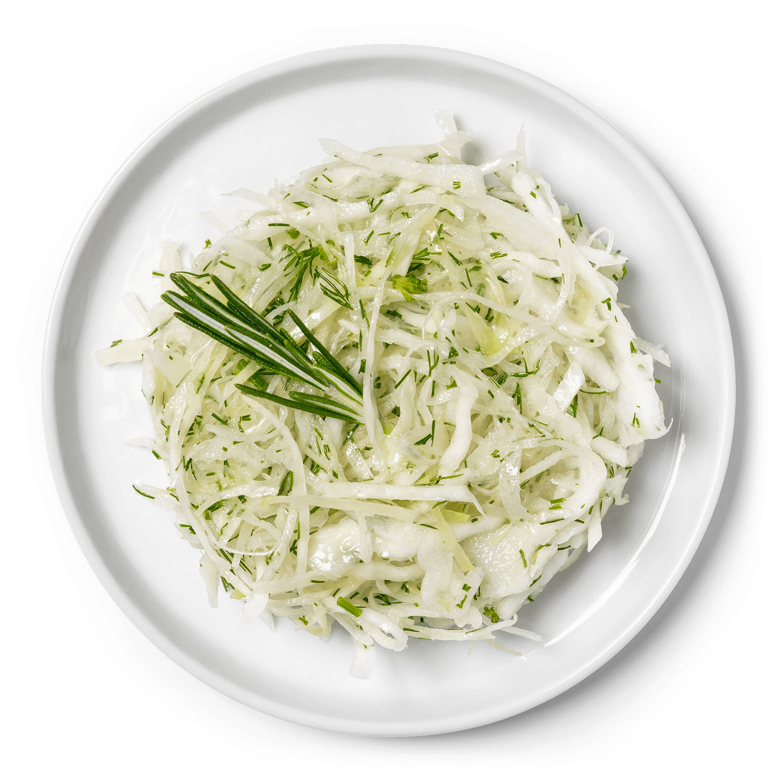 Салат з капусти та зелені - 1