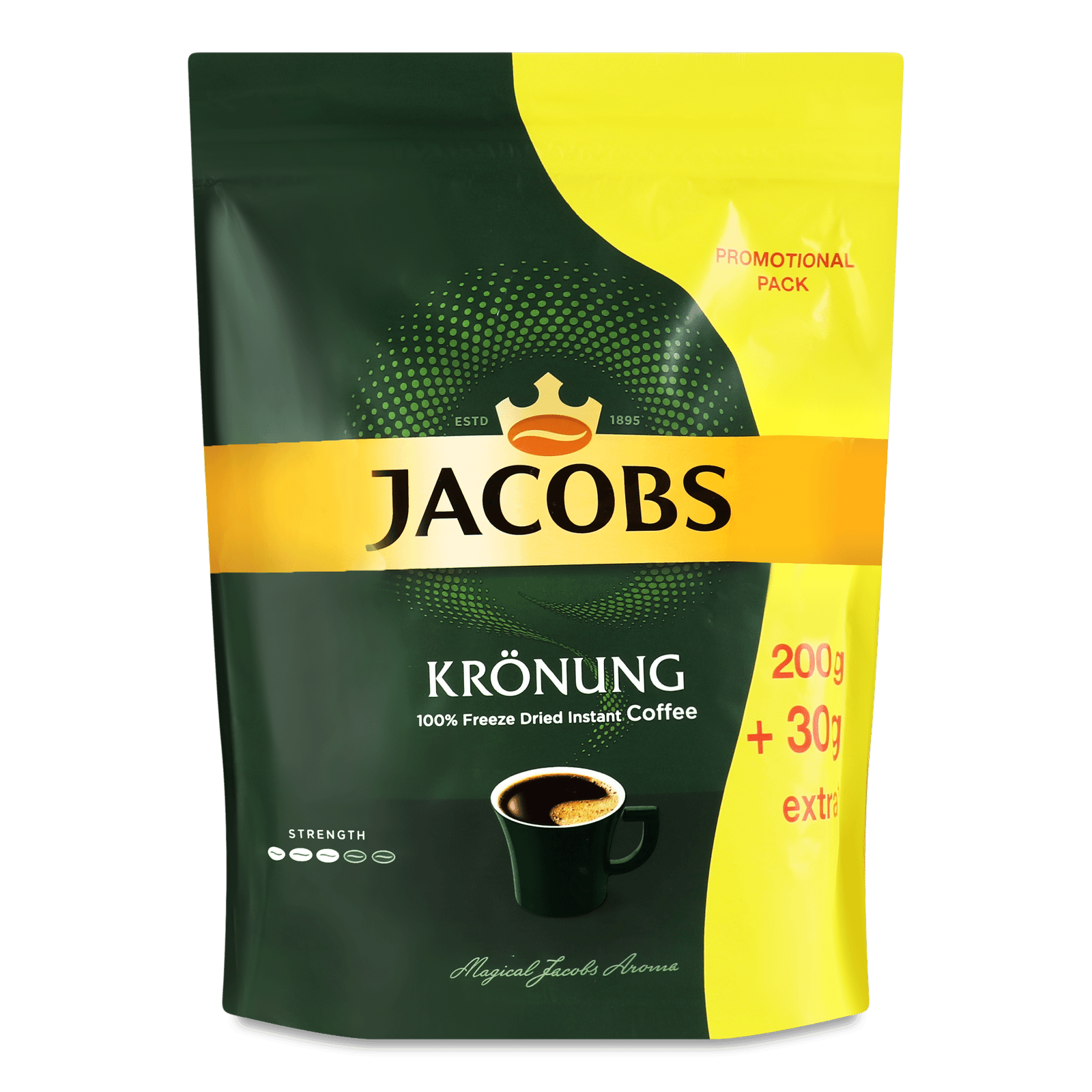 Кава розчинна Jacobs Kronung 200 + 30 г - 1