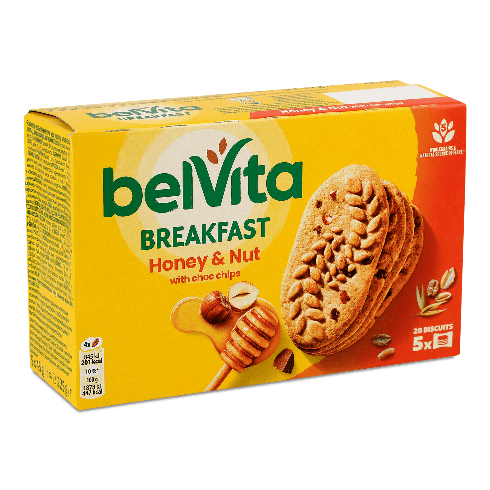Печиво BelVita з медом і горіхами - 1