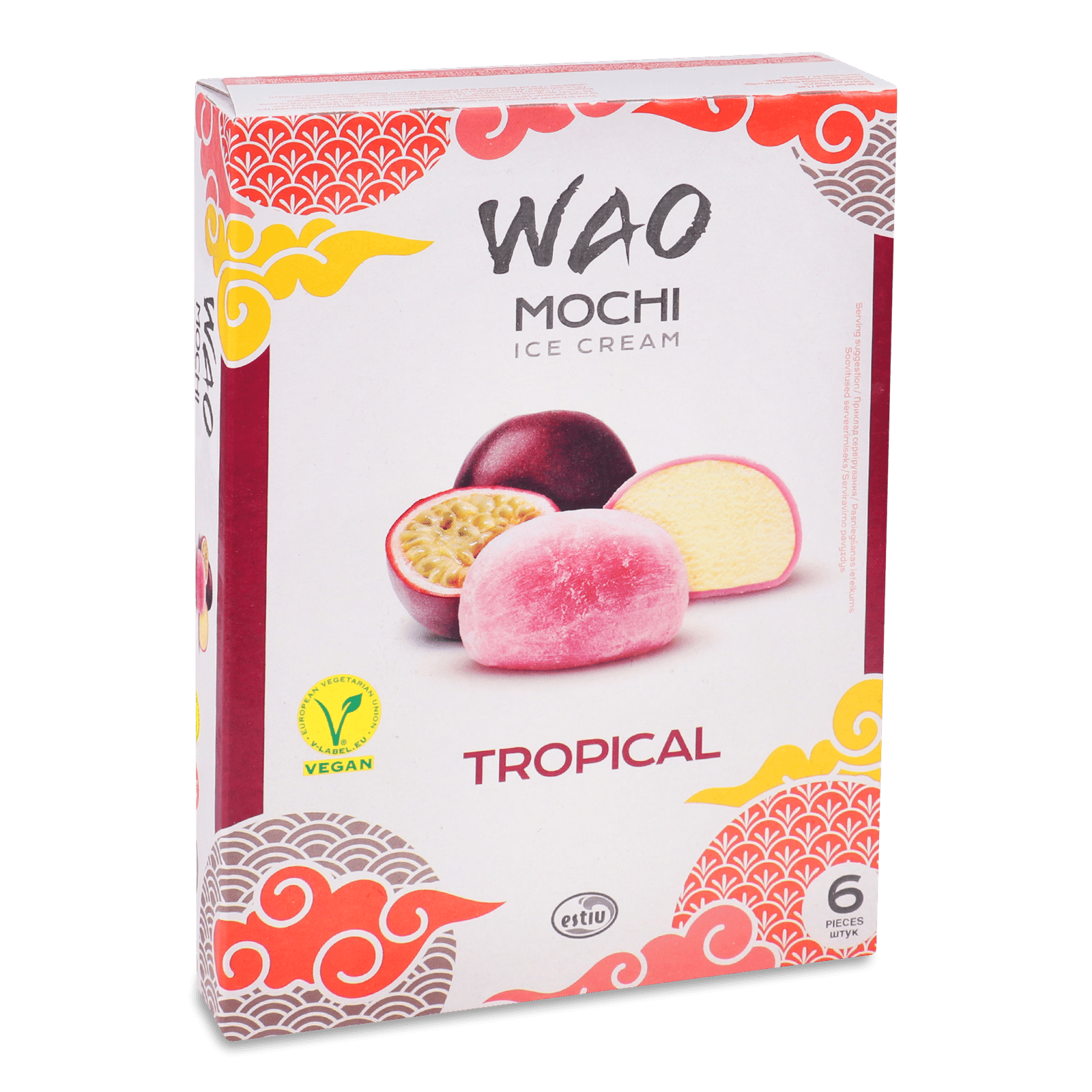 Десерт Wao Mochi з сорбетом з тропічними фруктами в рисовому тісті - 1