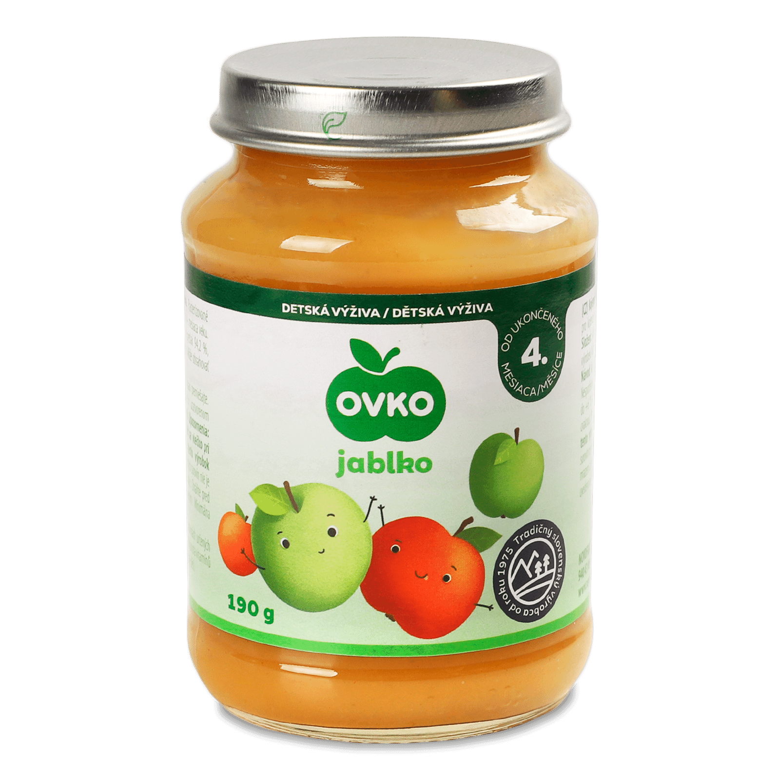 Пюре фруктове Novofruct OVKO яблуко - 1