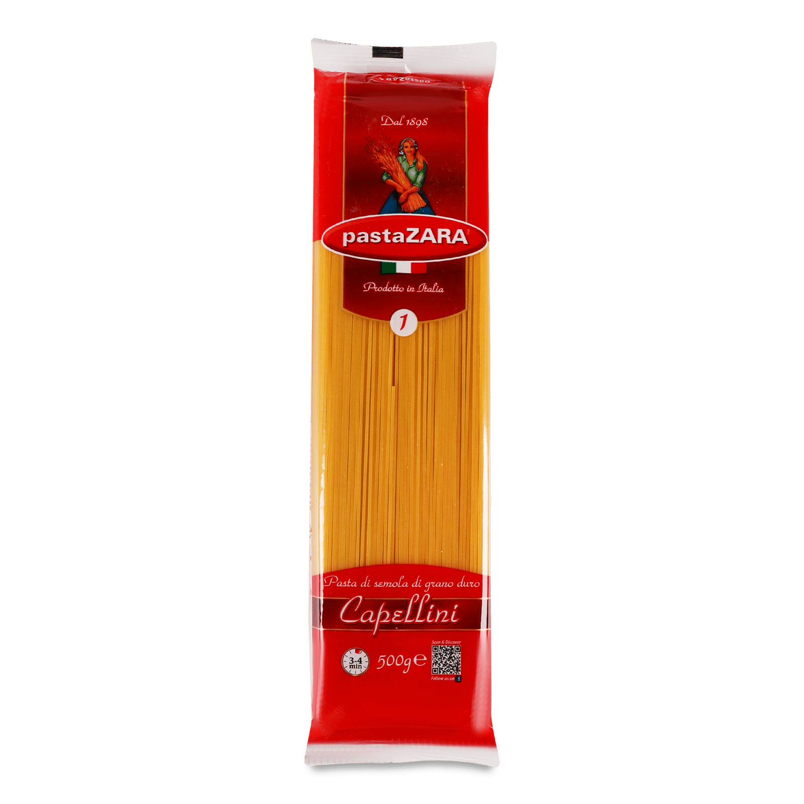Вироби макаронні Pasta ZARA «Капелліні» - 1