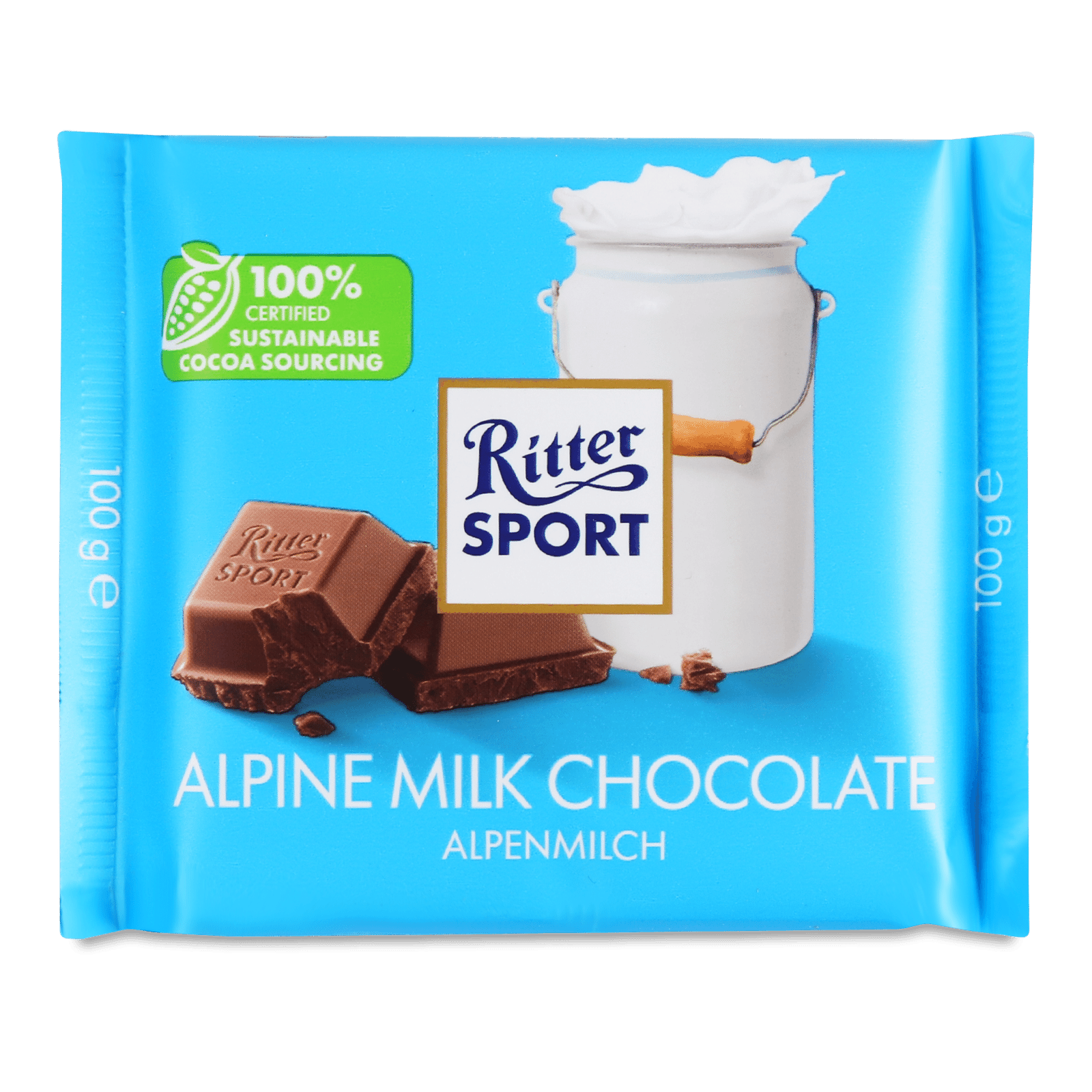 Шоколад молочний Ritter Sport з альпійським молоком - 1