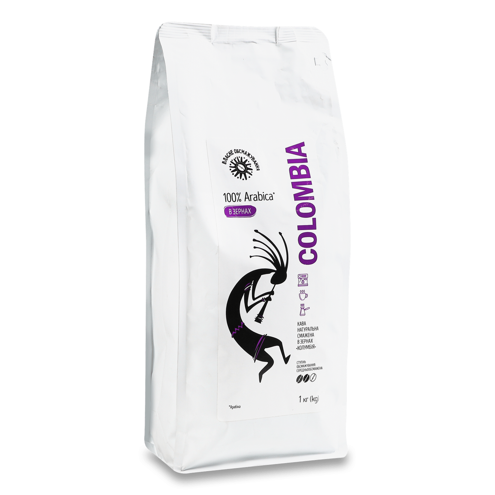 Кава зернова Колумбія натуральна смажена - 1