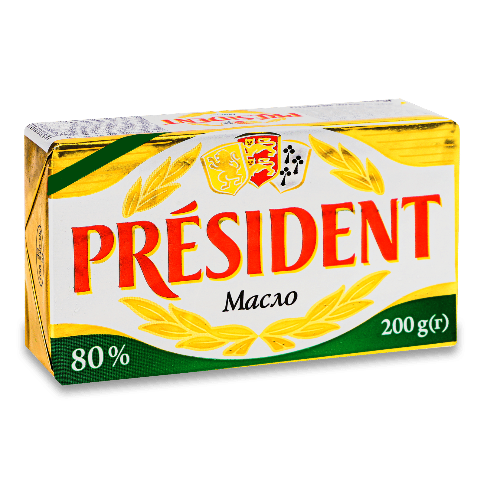 Масло кисловершкове President солоне 80% - 1