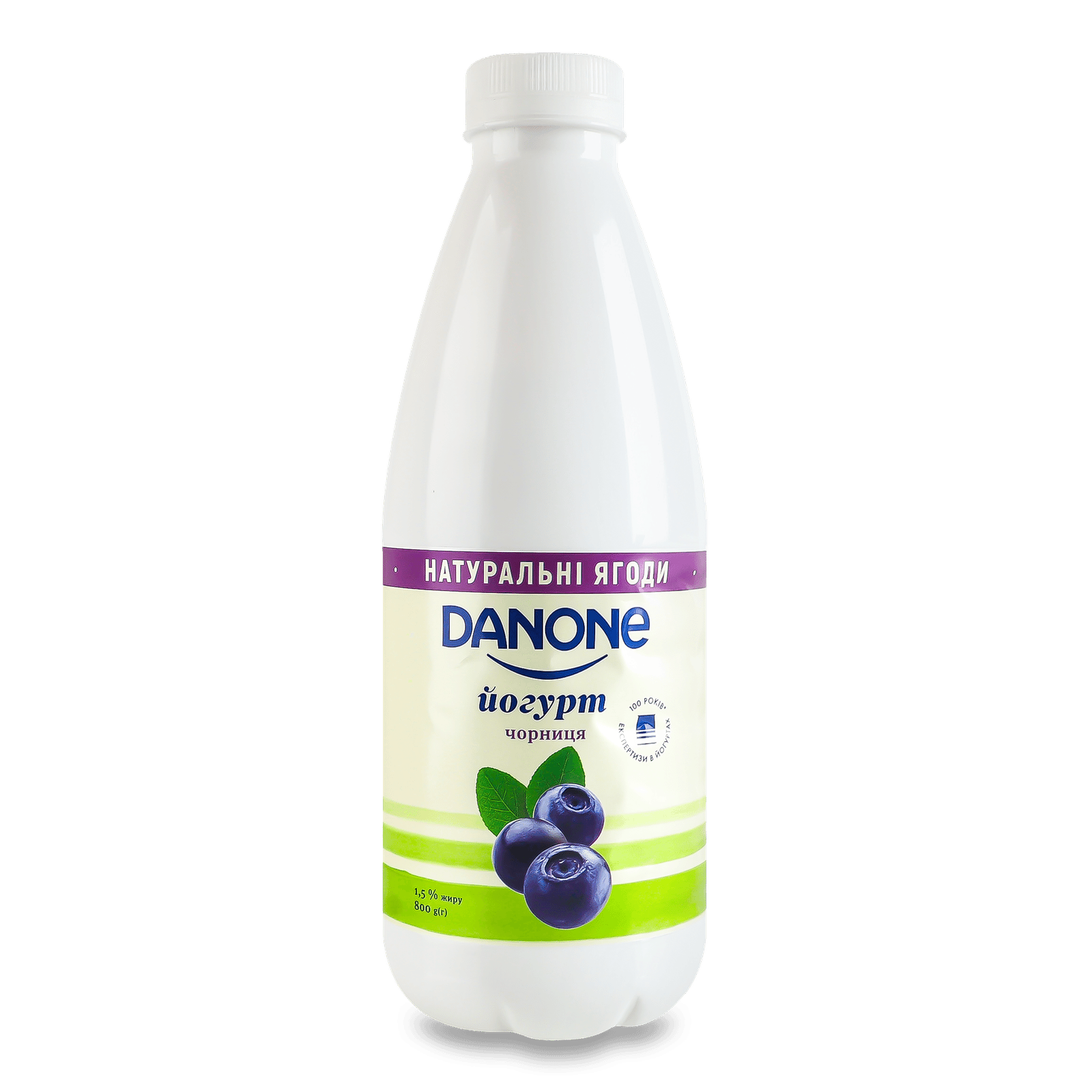Йогурт Danone чорниця питний 1,5% - 1