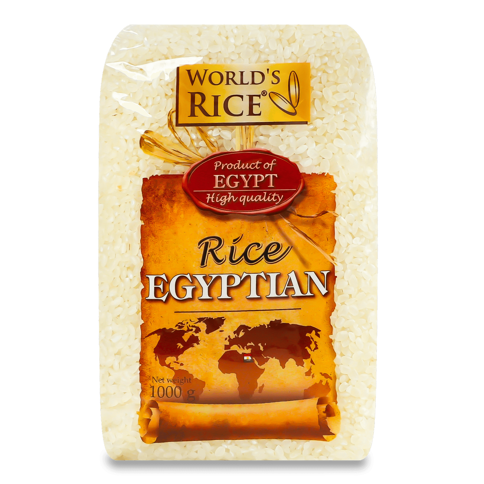 Рис World's rice єгипетський круглозернистий шліфований - 1
