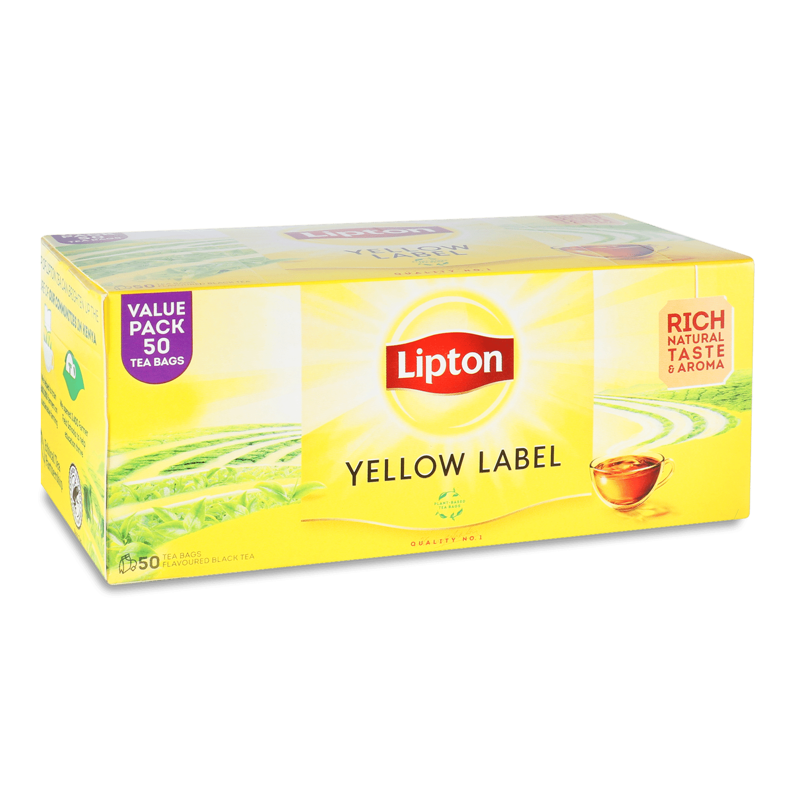 Чайl чорний Lipton Yellow Labe - 1