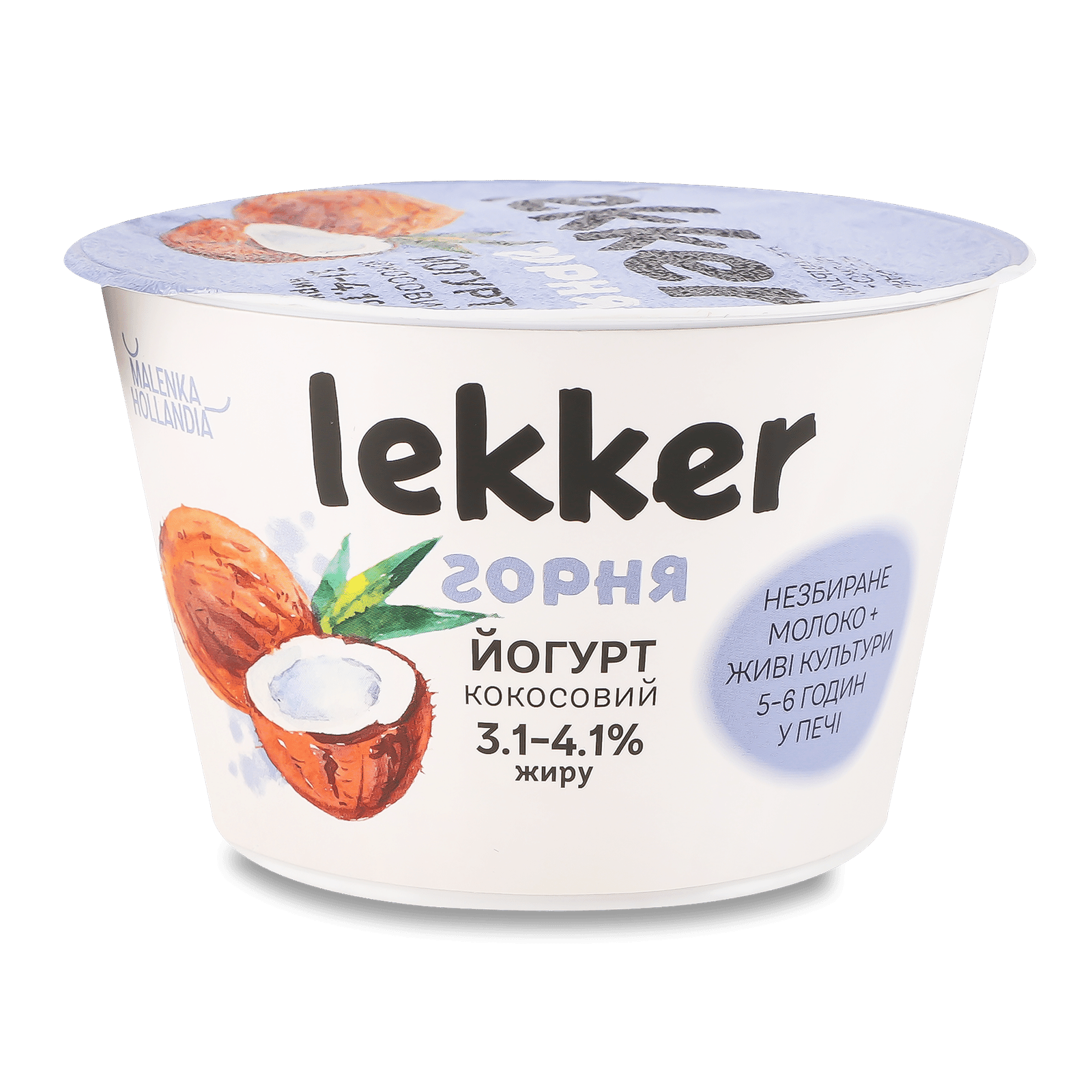 Йогурт Lekker кокосовий 3,1-4,1% ст - 1