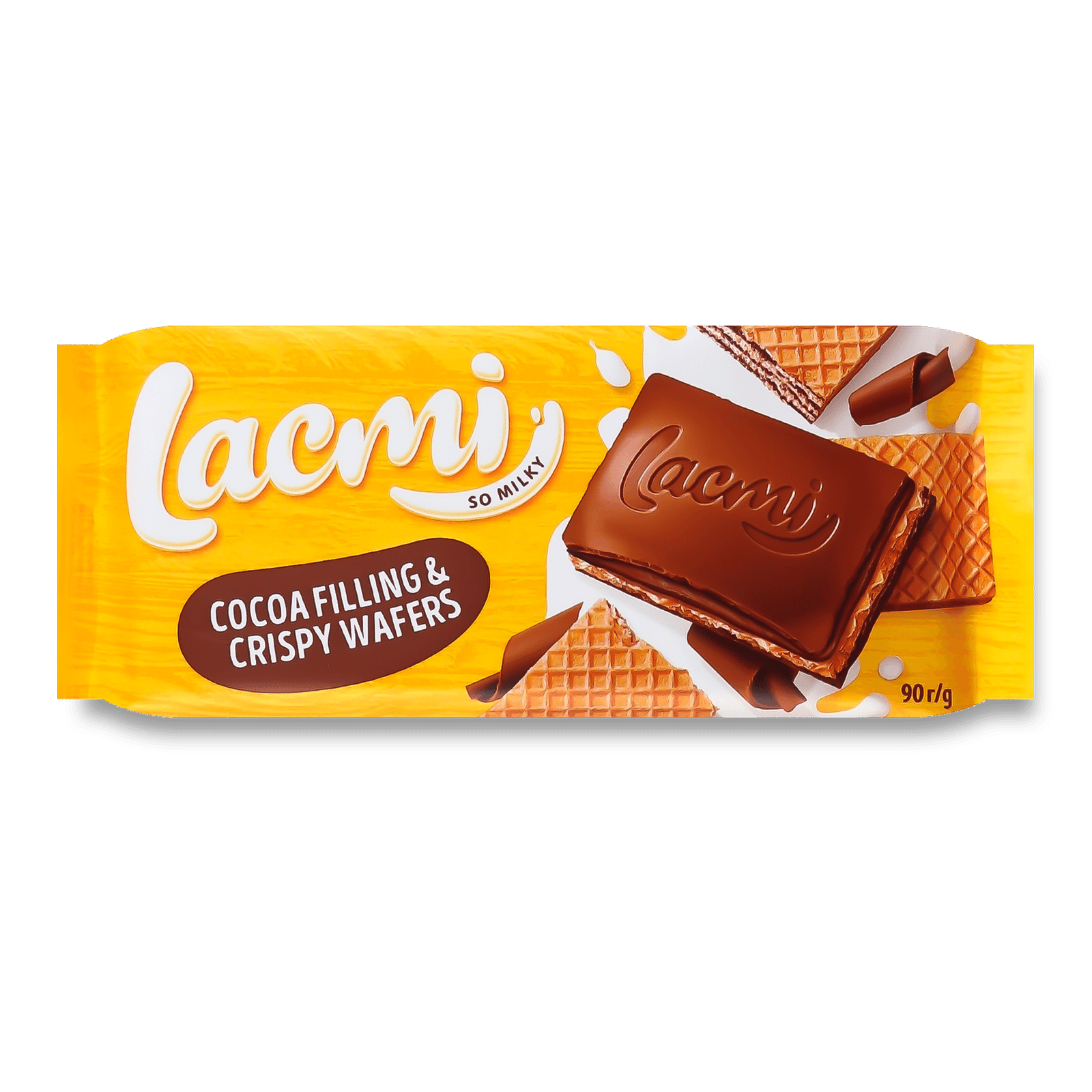 Шоколад молочний Roshen Lacmi шоколадна начинка-вафлі - 1