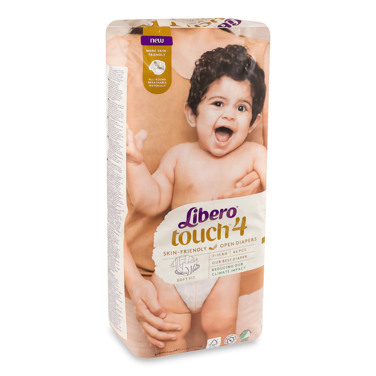 Підгузки дитячі Libero Touch 4 (7-11 кг) - 1