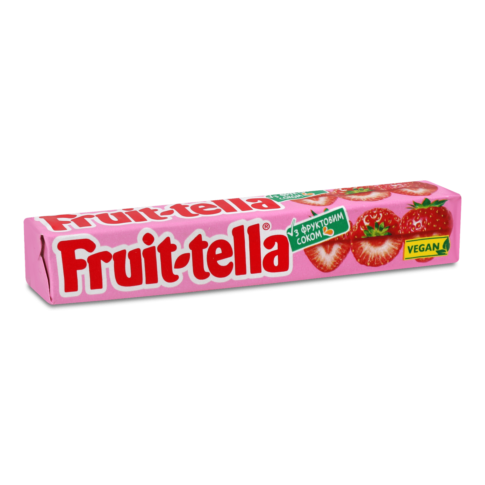 Цукерки Fruittella «Полуниця» жувальні - 1