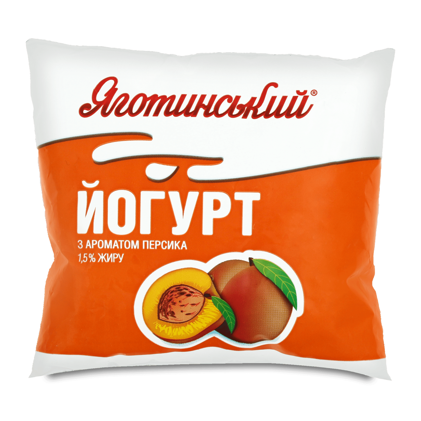 Йогурт Яготинський з ароматом персика 1,5% п/е - 1