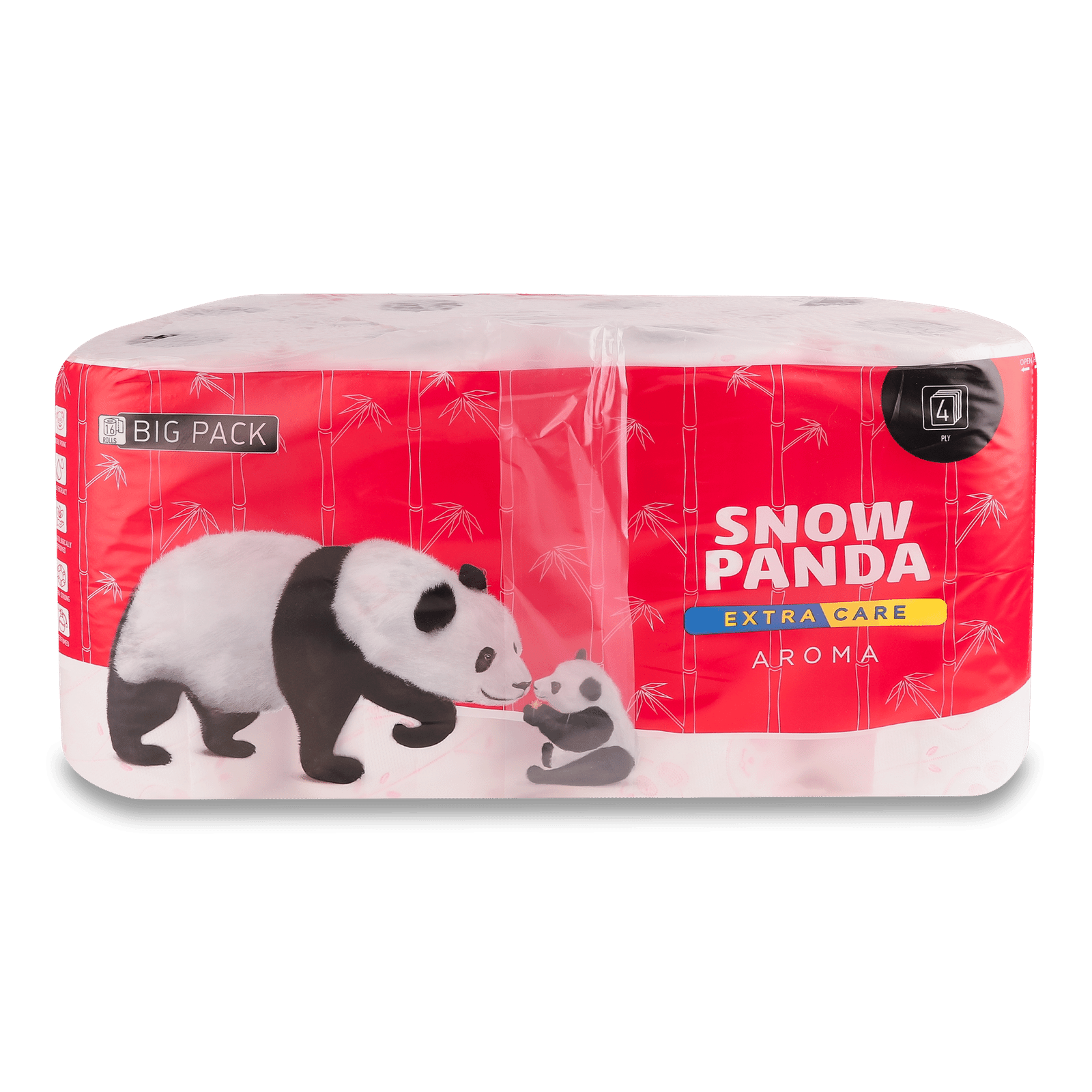 Папір туалетний «Сніжна панда» Extra Care Aroma - 1