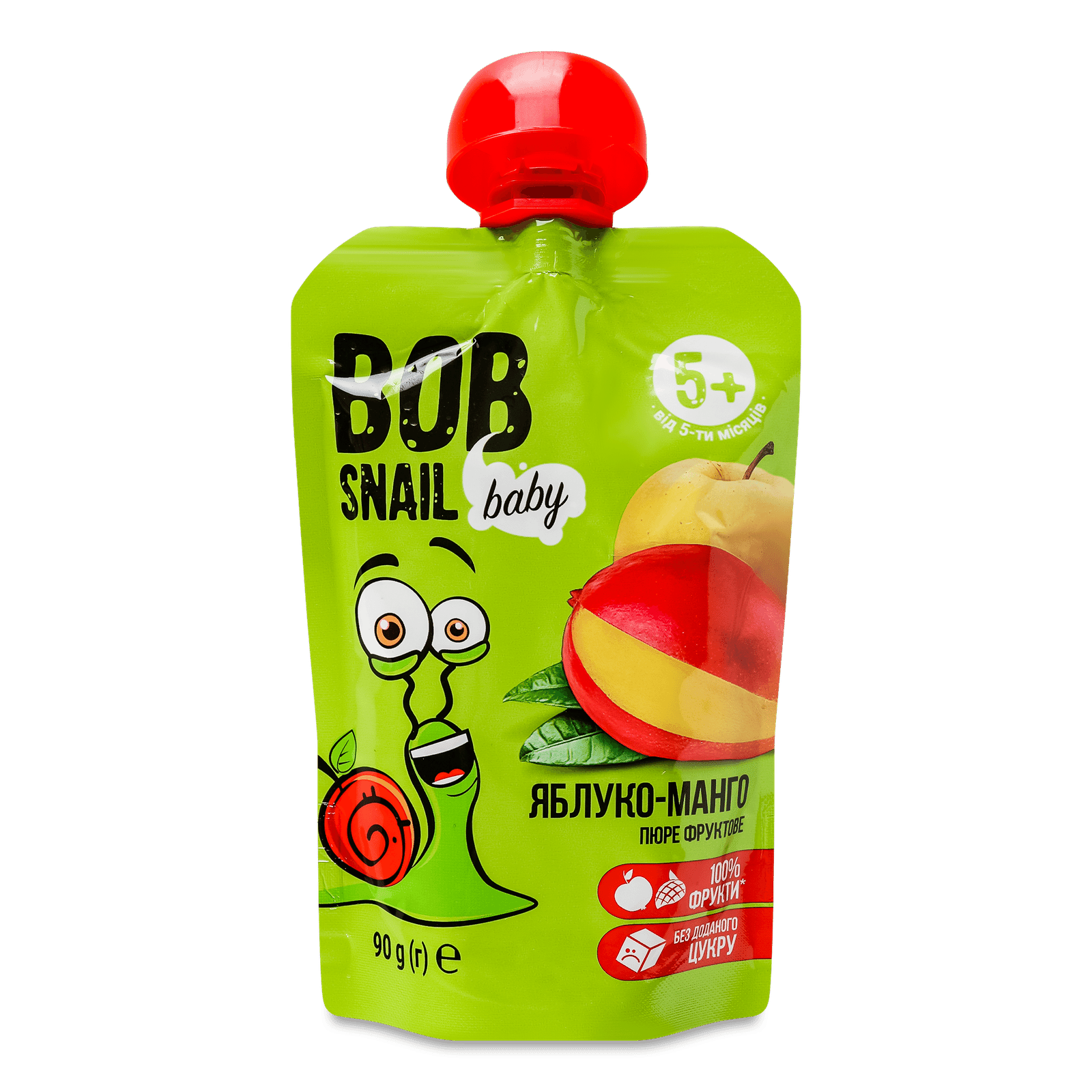 Пюре Bob Snail яблуко-манго - 1