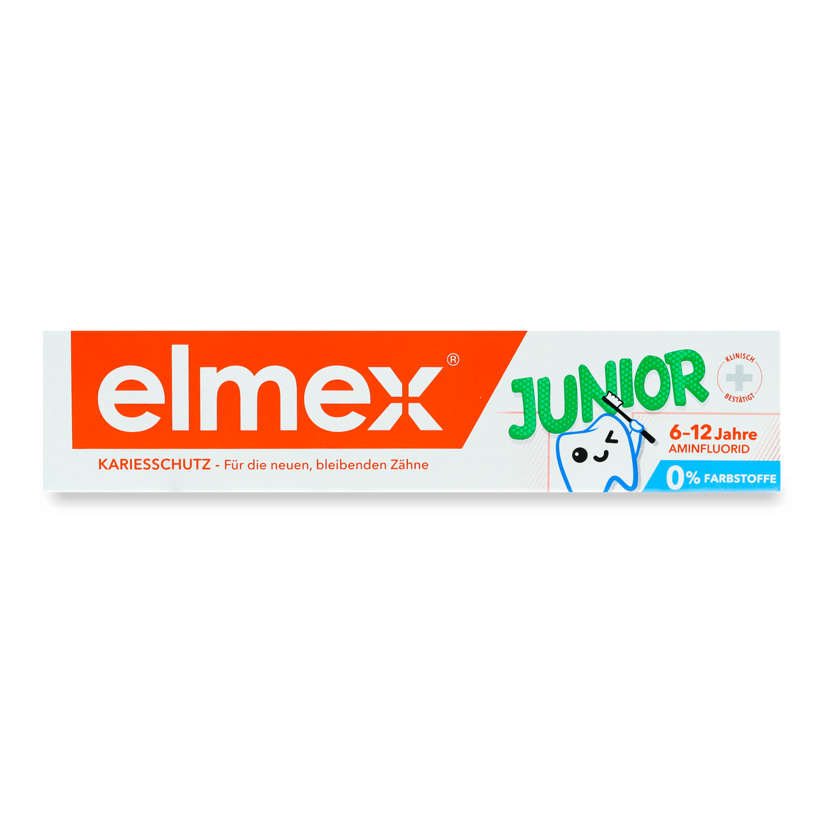Паста зубна Elmex Junior без барвників 6-12 років - 1