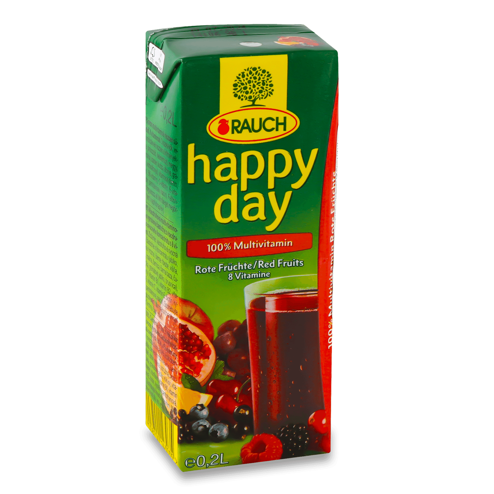 Сік Happy Day мультивітамін червоні фрукти - 1