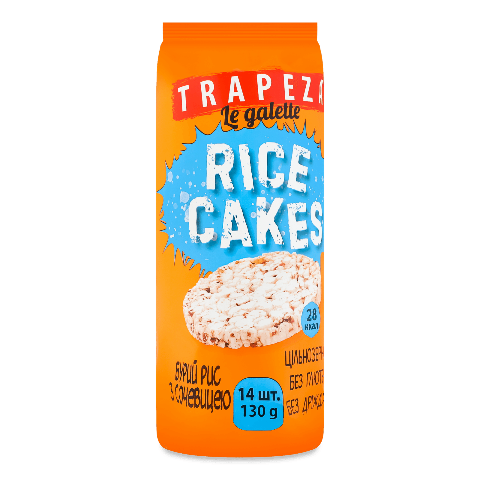 Хлібці Trapeza рисові з сочевицею - 1