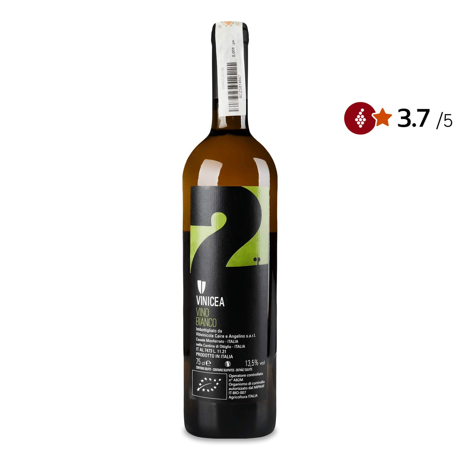 Вино біле сухе Vinicea Monferrato Cortese Arneis Bianco - 1