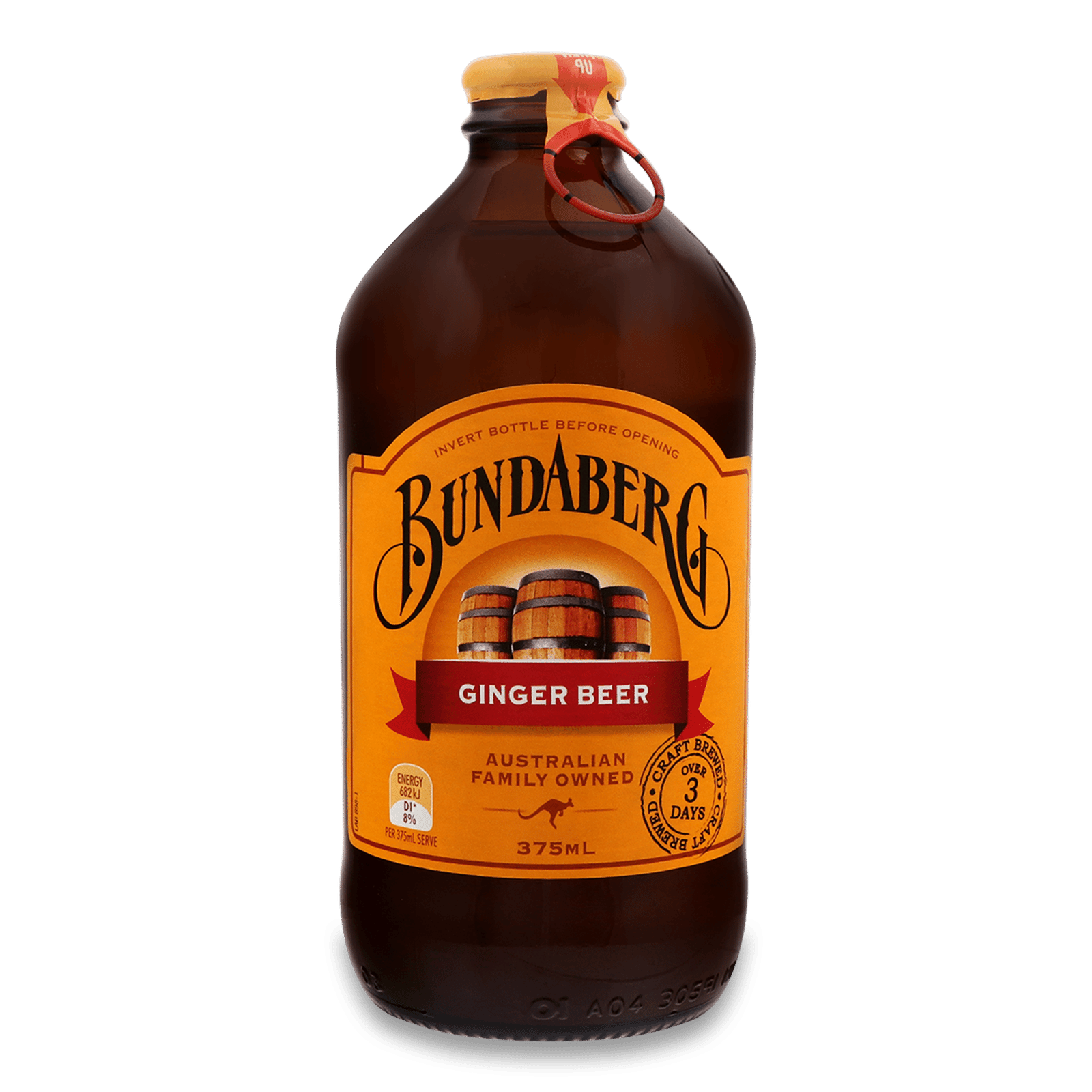 Напій Bundaberg Ginger Beer безалкогольний сильногазований - 1