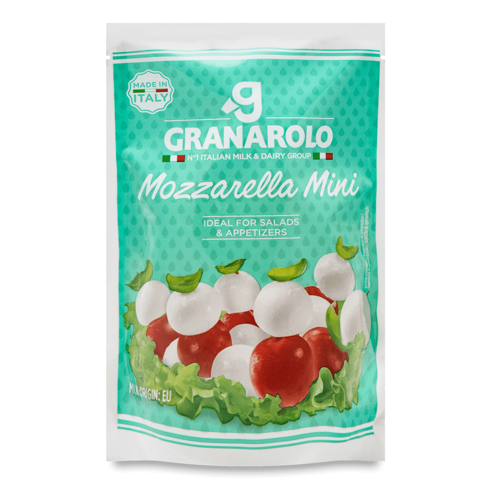Сир Granarolo «Моцарела» міні 46% з коров'ячого молока - 1