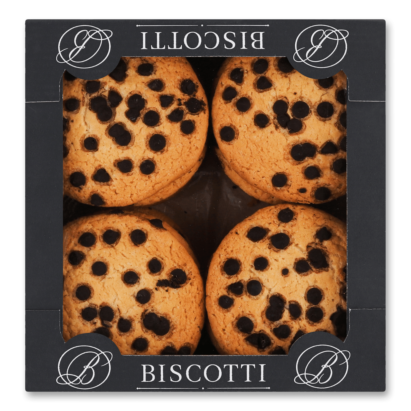 Печиво Biscotti «Американське» зі шматочками глазурі - 1