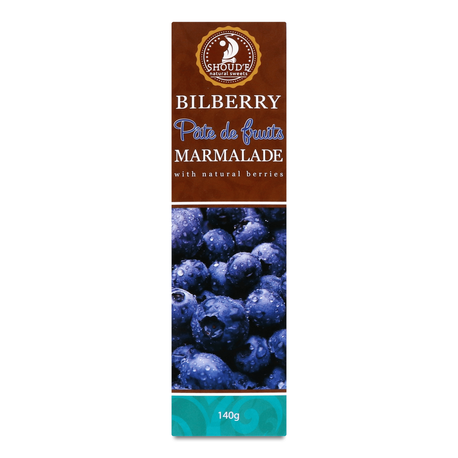 Мармелад Shoud'e Pate de Fruits Bilberry - 1