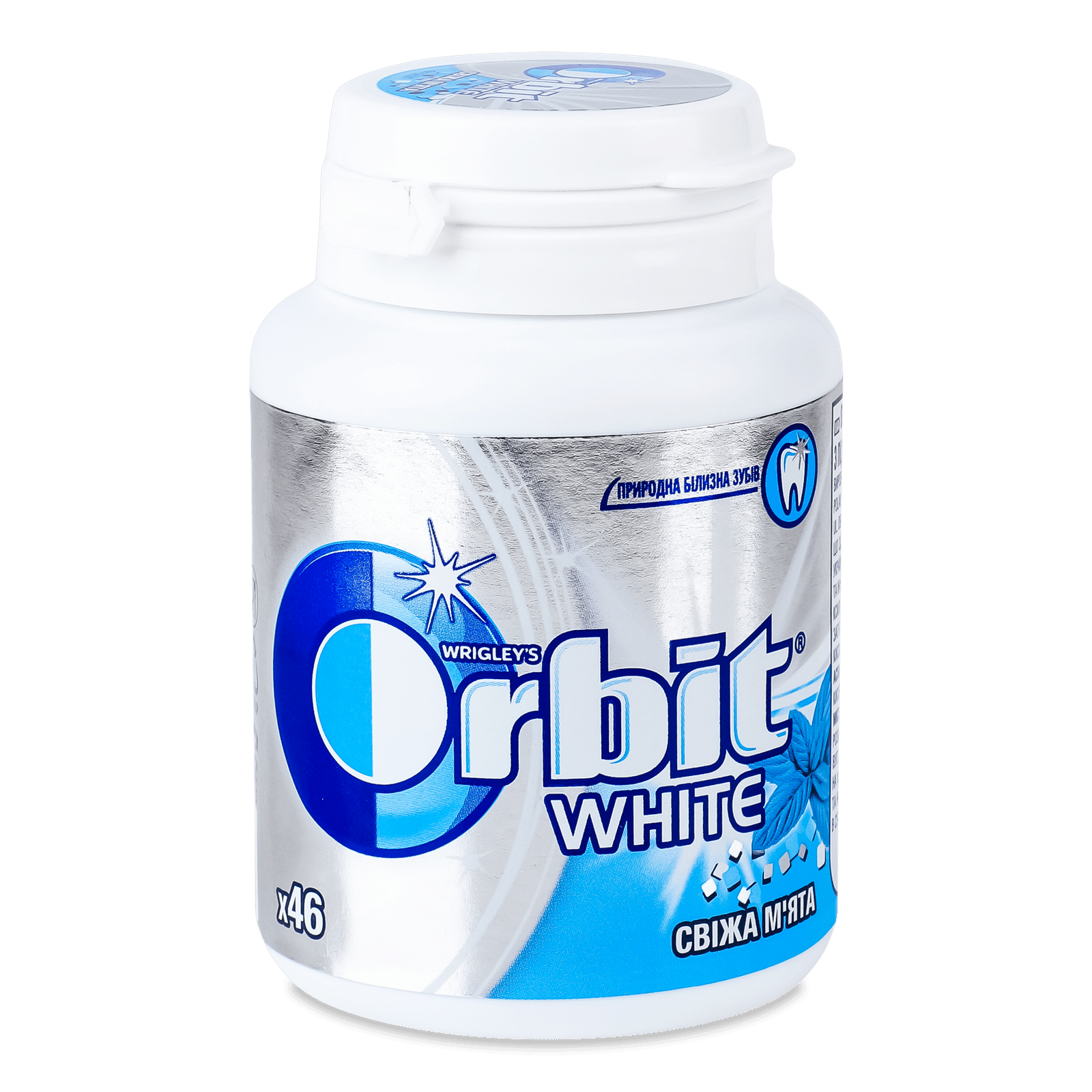 Гумка жувальна Orbit White Bottle «Свіжа м'ята» - 1