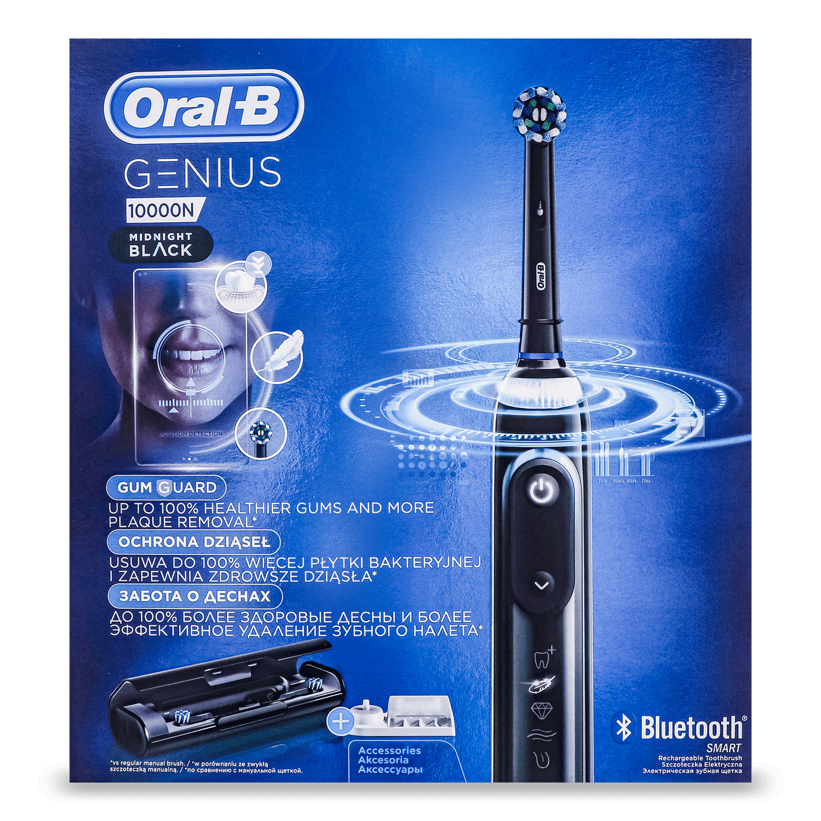 Електрична зубна щітка Oral-B Genius 10000N Midnig black - 1