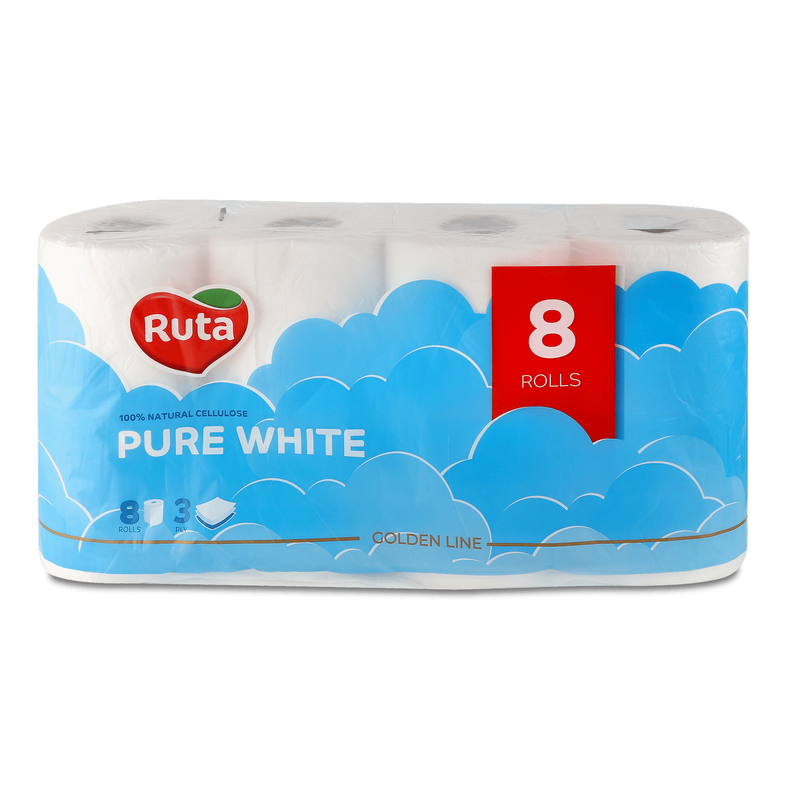 Папір туалетний Ruta Pure Whitе - 1