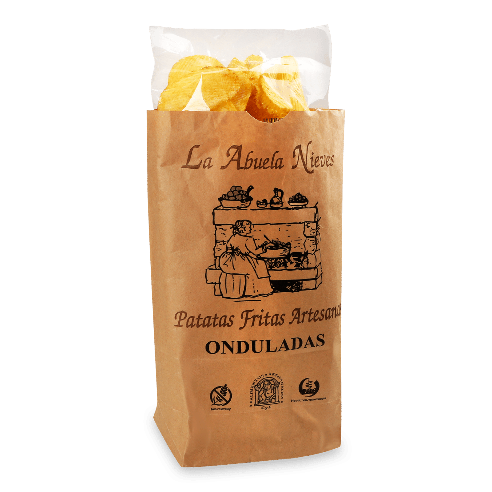 Чипси La Abuela Nieves картопляні хвилясті - 1