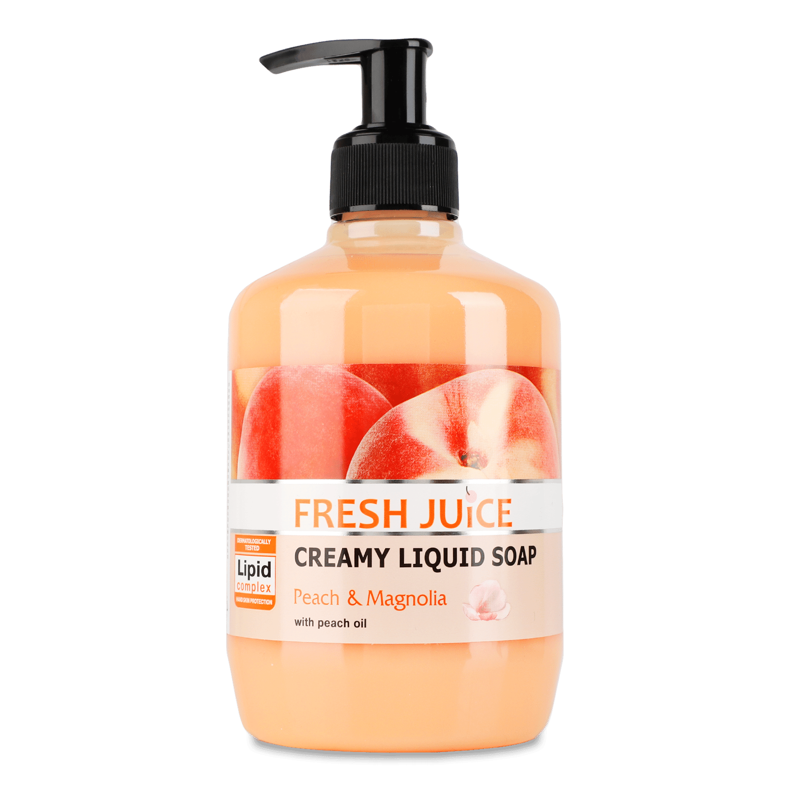 Гель-мило рідке Fresh Juice персик з дозатором - 1