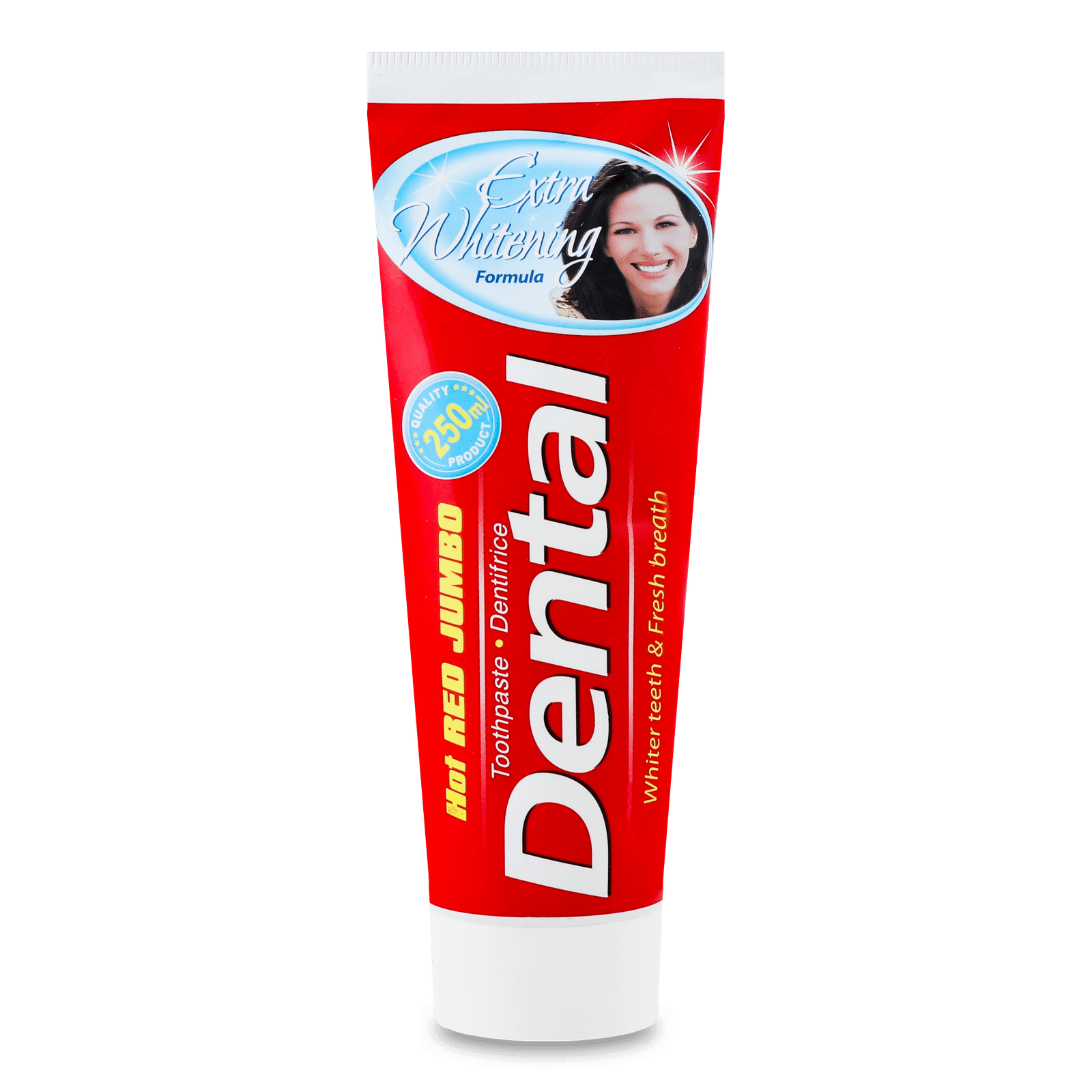 Паста зубна Dental Hot Red Jumbo «Додаткове відбілювання» - 1